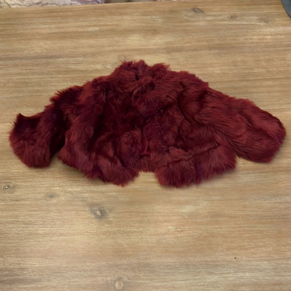 JANIE and JACK Girls’ Festive Faux Fur Jacket